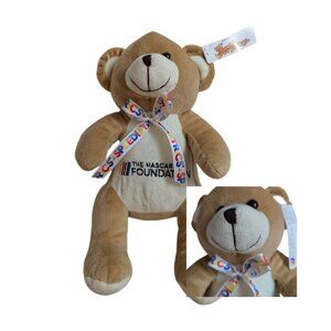 The Nascar Foundation x Jeep Beach stuffed teddy bear toy with ribbon org tags